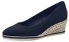 Tamaris Damen Pumps Leder Keilabsatz Bastoptik 1-22303-42, Produktbild-Vorschau 10