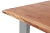 Couchtisch Baumkante massiv Akazie Natur 130 x 75 cm Produktbild-Vorschau 5