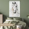 MuchoWow® Wandteppich Wandbehang Pferd - Aquarell - Tiere - Produktbild-Vorschau 4