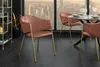riess-ambiente Design Stuhl NOBLESSE rosé Samt golden Produktbild-Vorschau 3