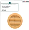 KOTARBAU® Lüftungsgitter 125 mm Rund Flansch Beige Produktbild-Vorschau 7