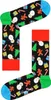 Happy Socks Bring It On Sock, kerstpret op zwart Produktbild-Vorschau 1