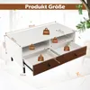 GOPLUS Couchtisch, Wohnzimmertisch mit 2 Schubladen & Produktbild-Vorschau 7
