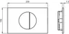 IDEAL STANDARD R0503A5 Betätigungsplatte M5 Oleas Produktbild-Vorschau 3