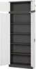 Schrankaufsatz, 900 x 380 x 400 mm, anthrazitweiß Produktbild-Vorschau 3