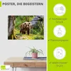 ARTland Poster Braunbär auf Wanderung Größe: 30x20 cm Produktbild-Vorschau 2