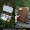 27 Grid Portable Aquarell Palette, Schwarz Nussbaum Produktbild-Vorschau 2