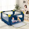 COSTWAY 127x127 cm Laufstall Baby faltbar, Laufgitter mit Produktbild-Vorschau 2