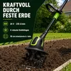 2-in-1 Akku-Bodenfräse, 100mm, elektrische Gartenfräse Mit Produktbild-Vorschau 3