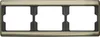 BER Arsys frame 13740001, drievoudig, lichtbronskleurig, Productafbeelding-voorbeeld 1