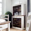 Buffet Bodde mit Weinregal in Kiefer Massivholz Weiß / Produktbild-Vorschau 6