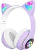 Katzenohr Kopfhörer, Bluetooth Stereokopfhörer mit LED Produktbild-Vorschau 1