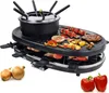 Syntrox Germany Raclette Fondue Set 8 Personen heißer Stein Produktbild-Vorschau 1