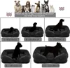 Plüsch Haustierbett Rund, Hundebett Katzenbett, Winter Produktbild-Vorschau 7
