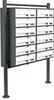 Wiltec 12er Briefkastenanlage Weiß/Anthrazit 945 x 270 x Produktbild-Vorschau 1