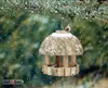 KOTARBAU® Vogelhaus zum Aufhängen ⌀ 28 cm mit Reetdach Produktbild-Vorschau 2