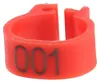 100 Stück/Beutel, 8 mm, nummerierte Plastik-Fußringe für Produktbild-Vorschau 9