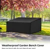 Schutzhülle für Gartenbank 3 Sitzer Bank Abdeckung Produktbild-Vorschau 14