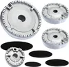 1 Set Ofen-Gasherd-Brenner-Kronen-Flammenkappe, Produktbild-Vorschau 1