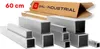 Aluminiumprofil 25x25x2mm 60 cm Vierkantrohr + Zuschnitt Produktbild-Vorschau 3