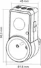 Bewegingssensor, inbouwmodel, 120° bereik, IP20, 280W Productafbeelding-voorbeeld 11