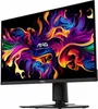 A black MSI MAG gaming monitor displaying a colorful, abstract wallpaper. Produktbild-Vorschau