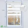 VOUNOT® Doppelrollo klemmfix ohne Bohren, Duo Rollo Produktbild-Vorschau 4