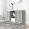 vidaXL Sideboard Gris Sonoma 120x30,5x70 cm Matériau dérivé Voir les images du produit 9