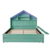 Letto a castello per bambini 140x200 cm con scivolo e Anteprima dell’immagine prodotto 10