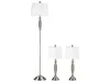 HOMCOM B31-334V90, set van 3 vloer- en bureaulampen - B Productafbeelding-voorbeeld 1