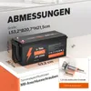 24V 100Ah LiFePO4 Batterie mit BMS 2560Wh Stromspeicher für Produktbild-Vorschau 7
