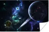 MuchoWow® Poster Planeten - Sterne - Galaxie 180x120 cm - Produktbild-Vorschau 1