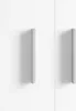 vidaXL Griff Uni 2 stk. Silber 105,7 x 7,4 x 15,5 mm Produktbild-Vorschau 6
