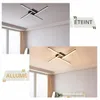 ZMH LED Plafonnier Noir 20W Blanc Chaud 3000K Plafonnier Voir les images du produit 6