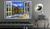 Modernes Wandbild Fensterblick 90x60 - 1 Teile Bilder Produktbild-Vorschau 2