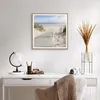 Gerahmtes Poster - Rahmen in heller Eiche - Strand Düne Produktbild-Vorschau 6