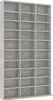 vidaXL Armadio CD grigio cemento 102x16x177,5 cm Materiale Anteprima dell’immagine prodotto 1