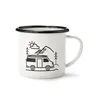 Tchibo Emaille Tasse, Camping Becher, Kaffeetasse mit Produktbild-Vorschau 2