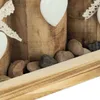Relaxdays Set theelichthouders met dienblad en steentjes, Productafbeelding-voorbeeld 8