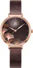 Alienwork Armbanduhr Damen RosŽgold Metall Mesh Armband Produktbild-Vorschau 1