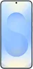 A smartphone with a light blue and white gradient wallpaper. Produktbild-Vorschau