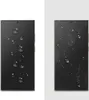 Two smartphones with water droplets on their screens, one with clear droplets and the other with smudged droplets. Produktbild-Vorschau