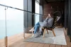 Terrasse / Balkon / Innenraum Vinylteppich - Grau Beton Produktbild-Vorschau 2