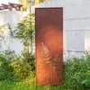 4x Sichtschutz Metall - 160 cm x 50 cm - Edelrost - Produktbild-Vorschau 5