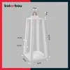 KOTARBAU® Lanterne en bois blanche 20 x 20 x 41 cm Lanterne Voir les images du produit 3