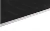 A close-up view of the edge of a black object with a textured surface and a metallic-looking edge. Náhled obrázku produktu