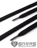 SNORS Schnürsenkel flach - SCHWARZ - 6mm - 75cm Produktbild-Vorschau 2
