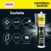 MEM Universal-Silikon 4in1 – Dichtstoff für Bad Fenster Produktbild-Vorschau 3