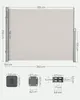SONGMICS Hliníková boční markýza 200 x 350 cm 280 g/m² Náhled obrázku produktu 3