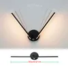Schwarz Aluminium LED Wandleuchte 12W, Einstellbar Produktbild-Vorschau 9